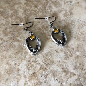 Egyptian Scarab Earrings